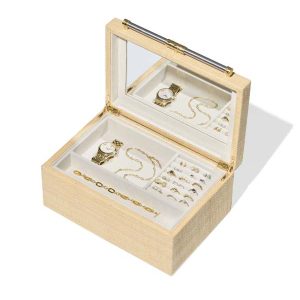 Small Raffia Jewelry Box - view 2