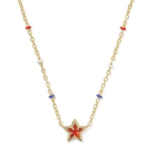 Mini Cassidy Gold Short Pendant Necklace