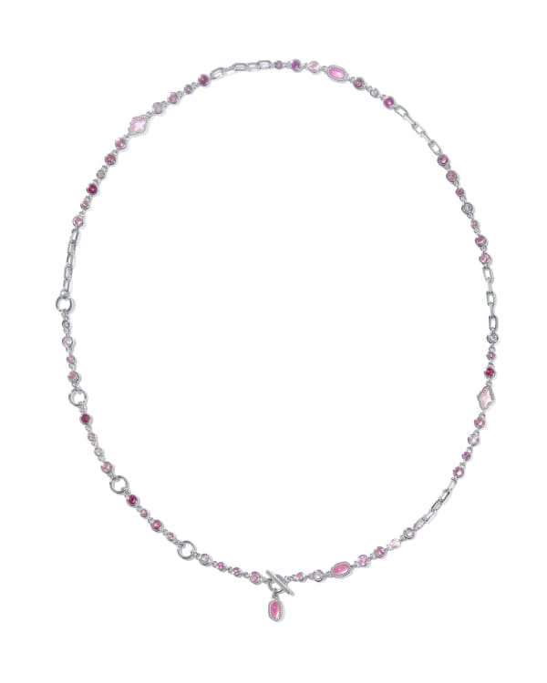 Mini Elisa Abbie Silver Convertible Strand Necklace - alternate view
