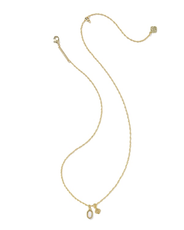 Mini Elisa Dira Gold Necklace - alternate view