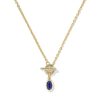 Mini Elisa Gold Toggle Short Pendant Necklace