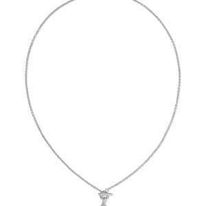 Mini Elisa Silver Toggle Short Pendant Necklace - alternate view