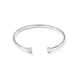 Mini Elton Silver Cuff Bracelet - view 2
