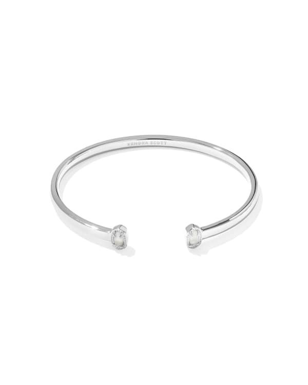 Mini Elton Silver Cuff Bracelet - view 2