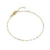 Multicolor Mirror 18k Gold Vermeil Chain Bracelet
