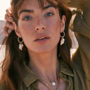 Oleana Gold Charm Necklace - alternate view