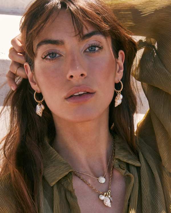 Oleana Gold Charm Necklace - alternate view