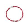 Otto Oxidized Sterling Silver Beaded Bracelet