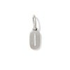 Large Metal Number 2 Oxidized Sterling Silver Charm