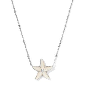 Parker Starfish Silver Short Pendant Necklace