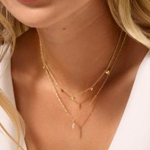 Phoebe Strand Necklace in Silver - alternate view