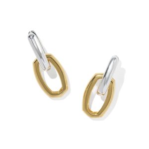 Ryleigh Wide Convertible Mixed Metal Earrings