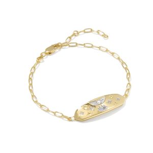 Skye Celestial 18k Yellow Gold Vermeil Chain Bracelet