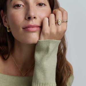 Skye Celestial 18k Yellow Gold Vermeil Cocktail Ring - view 2
