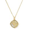 Skye Celestial 18k Yellow Gold Vermeil Locket Pendant Necklace