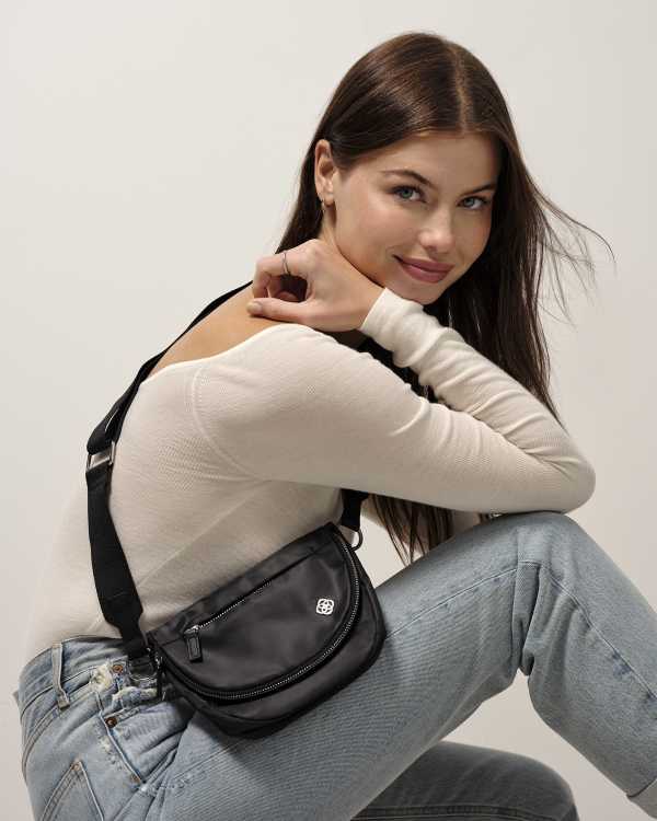 Small Crossbody in Black - view 2