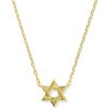 Star of David Pendant Necklace in 18k Gold Vermeil