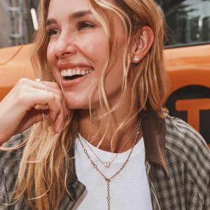 Tatum April Short Pendant Necklace - alternate view