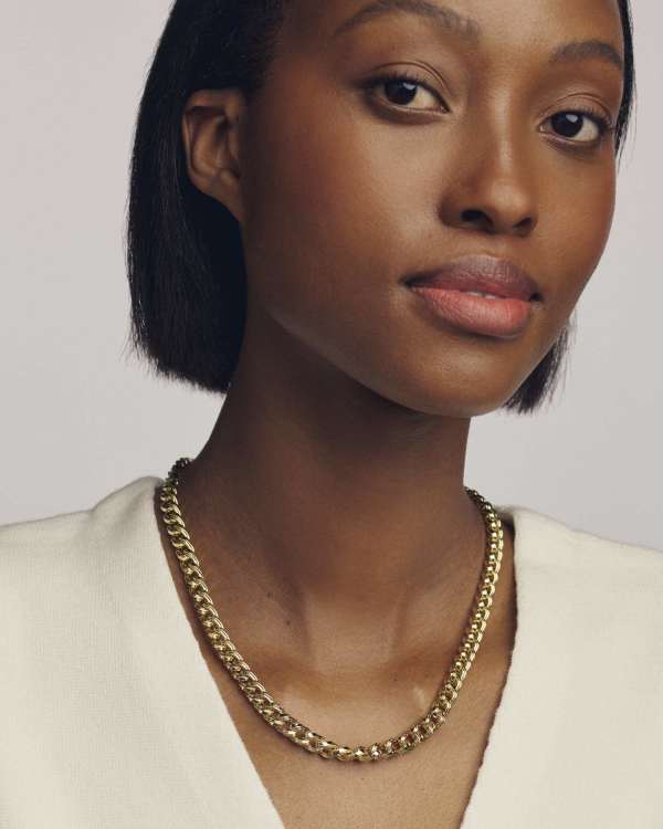 Vincent Gold Chain Necklace - alternate view