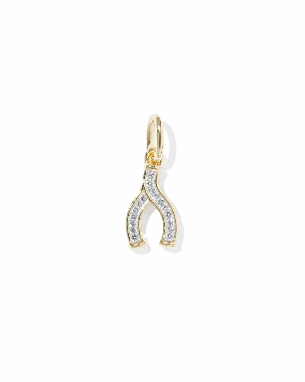 Wishbone 18k Gold Vermeil Charm
