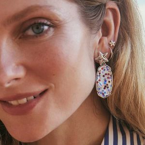 Small Star Single Stud Earring in Sterling Silver - view 2