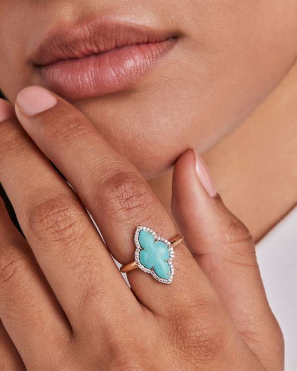 Abbie 14k White Gold Cocktail Ring - view 2