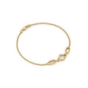 Abbie 18k Yellow Gold Vermeil Link and Chain Bracelet