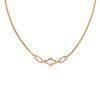 Abbie 18k Yellow Gold Vermeil Link and Chain Necklace