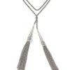 Ansel Rose Vintage Silver Lariat Necklace