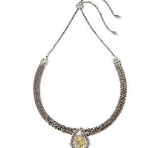 Beau Mixed Metal Concho Statement Necklace - alternate view
