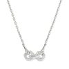 Beau 14k White Gold Short Pendant Necklace