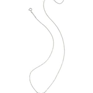 Beau 14k White Gold Short Pendant Necklace - alternate view