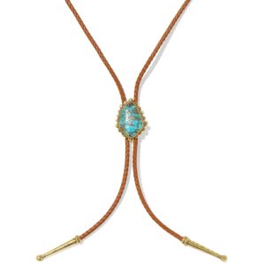 Ellery Vintage Gold Bolo Necklace