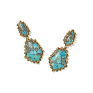 Ellery Vintage Gold Statement Earrings