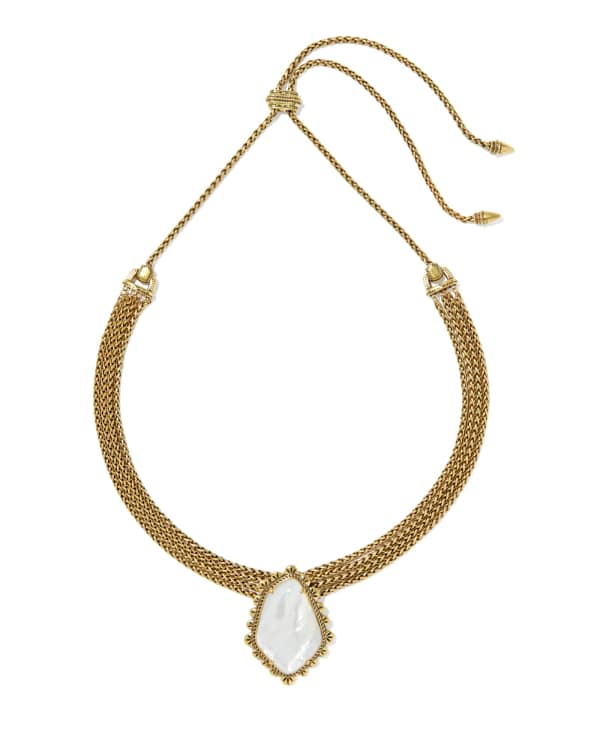 Ellery Vintage Gold Statement Necklace - alternate view