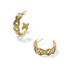 Keziah Vintage Gold Small Hoop Earrings