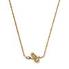 Snake Vintage Gold Short Pendant Necklace