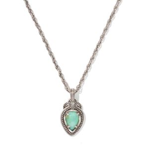 Tedi Vintage Silver Short Pendant Necklace