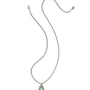 Tedi Vintage Silver Short Pendant Necklace - alternate view