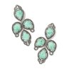 Tedi Vintage Silver Statement Earrings