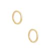 Keeley 10mm Huggie Earrings in 18k Gold Vermeil