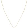 15" Thin Chain Necklace in 14k Yellow Gold