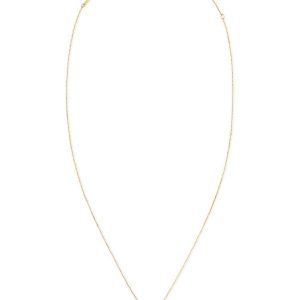 15" Thin Chain Necklace in 14k Yellow Gold - alternate view