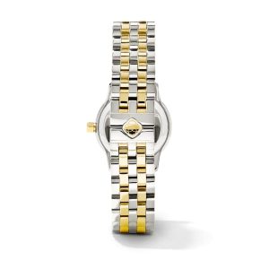 Alex Two Tone Stainless Steel 28mm Watch in Ivory Mother-of-Pearl - view 2