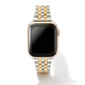Alex 5 Link Watch Band in Two Tone Stainless Steel