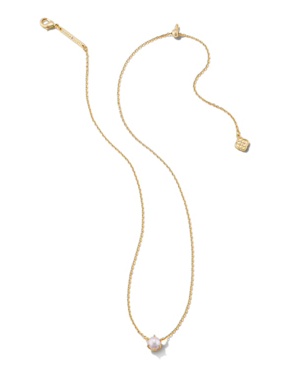 Ashton Gold Pendant Necklace in Freshwater Cultured Pearl - alternate view