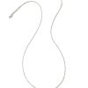 Beaded Satellite Chain Necklace in Sterling Silver