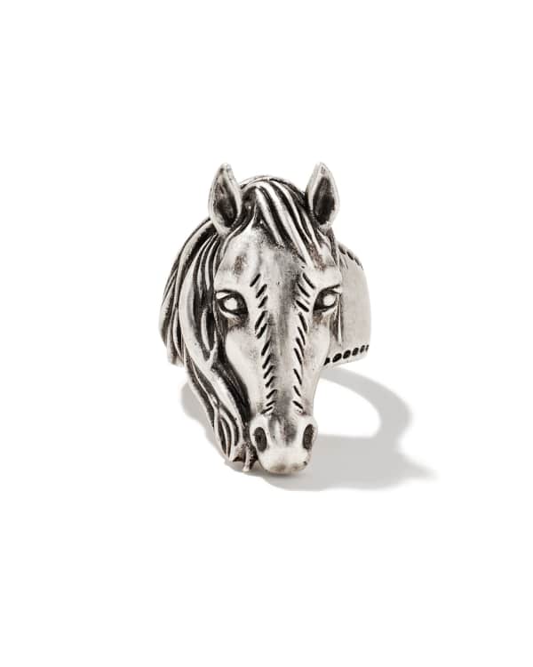 Beau Cocktail Ring in Vintage Silver