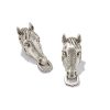 Beau Statement Earring in Vintage Silver