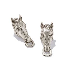 Beau Statement Earring in Vintage Silver